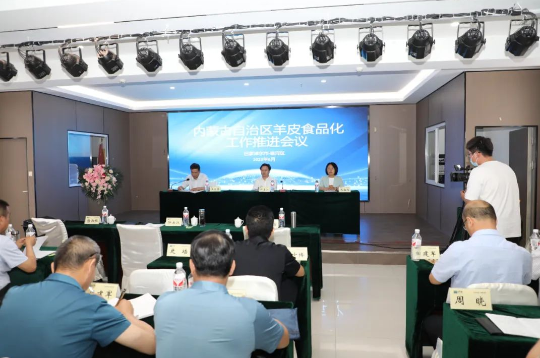 全區(qū)羊皮食品化工作現(xiàn)場(chǎng)調(diào)度推進(jìn)會(huì)在巴彥淖爾市召開